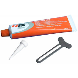 (CONS) FCC CLEAR SILICONE SEALANT 225°C 75ML