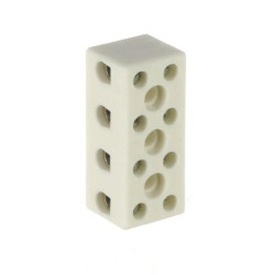 (CONS) 4 Pole Ceramic Terminal Block 15A